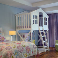 Recamaras infantiles homify Dormitorios infantiles de estilo moderno Madera Azul Accesorios y decoración