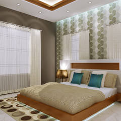 Bedroom Interior, SquareDrive Living Spaces SquareDrive Living Spaces Dormitorios asiáticos Accesorios y decoración
