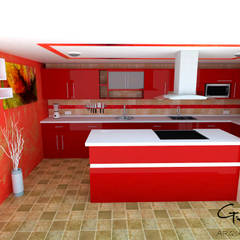 Cocina Espinoza GT-R Arquitectos Cocinas modernas