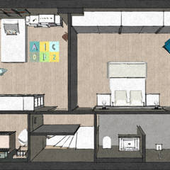 C&L - :  Slaapkamer door MEL design_