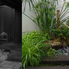 Jardin Zen en un pequeño espacio: Jardines japoneses de estilo  de Jardines Japoneses -- Estudio de Paisajismo, Asiático  