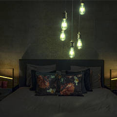 Woonhuis in Hengelo:  Slaapkamer door Molitli Interieurmakers