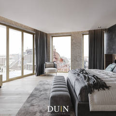 Fine Luxury Master Bedroom, Merckt Groningen:  Slaapkamer door DUIN INTERIOR