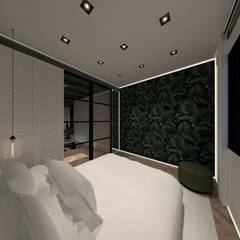 3D Visualisatie - Delft:  Slaapkamer door Spijker Design Studio