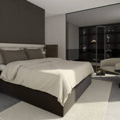 Maisonette:  Slaapkamer door Mariska Jagt Interior Design