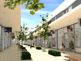 Factory Outlet Center (FOC) Montabaur, Architekten Graf + Graf Architekten Graf + Graf Espacios comerciales Centros comerciales