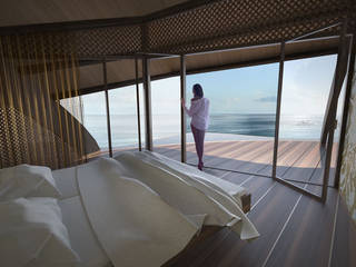 The Shells, designyougo - architects and designers designyougo - architects and designers Tropical style bedroom