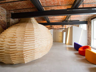 Loft Wedding, designyougo - architects and designers designyougo - architects and designers Industrial style living room Wood Wood effect