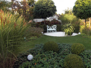 Gräser- und Buchsgarten, Planungsbüro STEFAN LAPORT Planungsbüro STEFAN LAPORT Modern Garden