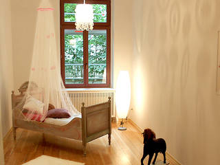 Musterwohnung in san. Altbau-Villa in Leipzig, wohnhelden Home Staging wohnhelden Home Staging Nursery/kid’s room