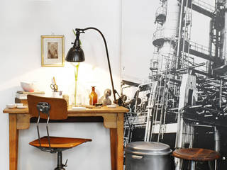 Wohnen im Industriedesign, Goldstein & Co. Goldstein & Co. Industrial style study/office