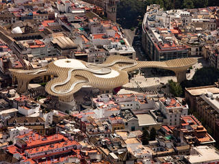 METROPOL PARASOL - Redevelopment of Plaza de la Encarnacion, Seville, Spain, J.MAYER.H J.MAYER.H Powierzchnie handlowe