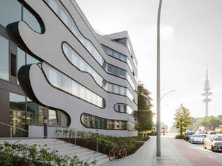 SCHLUMP ONE - Office Complex and University Building, Hamburg, J.MAYER.H J.MAYER.H Commercial spaces