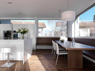 Vilters | Schweiz, LEICHT Küchen AG LEICHT Küchen AG Modern dining room