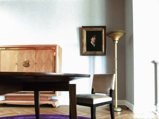 Harvestehuder Weg - Penthouse, Andras Koos Architectural Interior Design Andras Koos Architectural Interior Design Salas de estar modernas