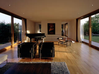 Villa F, Architektur & Interior Design Architektur & Interior Design Moderne Wohnzimmer