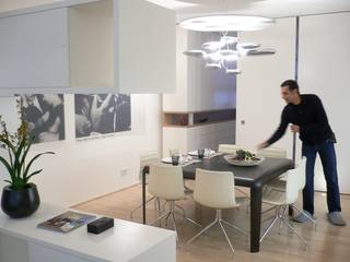 Appartement, innenarchitektur-rathke innenarchitektur-rathke Ruang Makan Klasik