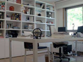 El despacho de Pablo y Graciela, Diseñadora de Interiores, Decoradora y Home Stager Diseñadora de Interiores, Decoradora y Home Stager Scandinavian style study/office