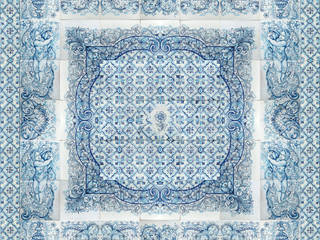 “Rosa azul”, ghenos ghenos Mediterranean style walls & floors Wall & floor coverings