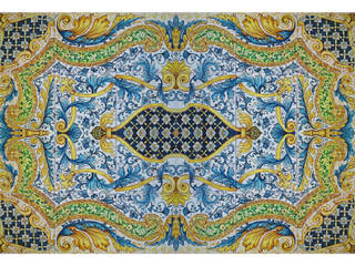 Tappeto in maiolica“Fleur”, ghenos ghenos Tường & sàn: thiết kế nội thất · bố trí · Ảnh