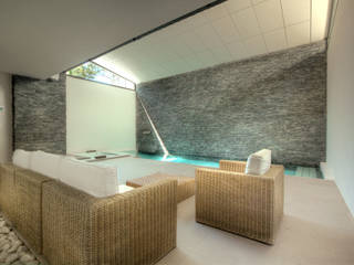 Piscina interior cubierta con spa, Gunitec Concept Pools Gunitec Concept Pools Pool