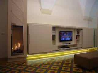 INTERNI> Progetto MDL Design, decor srl decor srl Mediterranean style living room