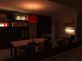 Flat Renovation, interny interny Nowoczesny salon