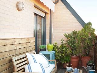 Decoración Accesible para vivienda Chic, decoraCCion decoraCCion Mediterrane balkons, veranda's en terrassen