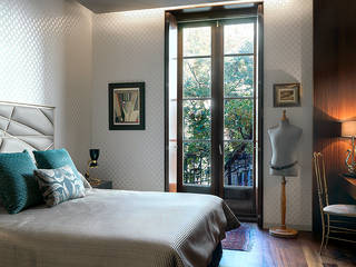 VIVIENDA EN EL BARRIO DEL CARMEN (VALENCIA), Cota Cero Interiorismo Cota Cero Interiorismo Bedroom design ideas