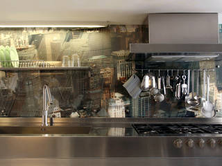 Steel Kitcheb, MAGMA MAGMA Modern kitchen