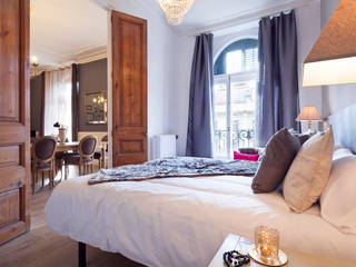 PISO EN RAMBLA DE CATALUNYA by JUDITH FARRAN , Home Deco Decoración Home Deco Decoración Bedroom