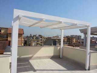 Gazebo con teli, RicreArt - Italmaxitetto RicreArt - Italmaxitetto حديقة