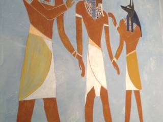 Gestaltung eines Ägyptischen Gästezimmers, Illusionen mit Farbe Illusionen mit Farbe