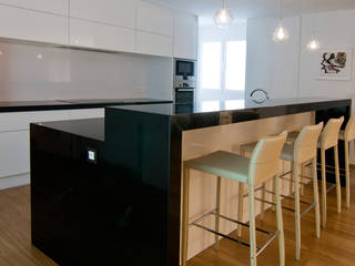 Piso 160 m2, AZ Diseño AZ Diseño Nhà bếp: thiết kế nội thất · bố trí · hình ảnh