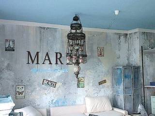 Wandgestaltung in Jugendzimmer, art & grafik art & grafik Eclectic style bedroom
