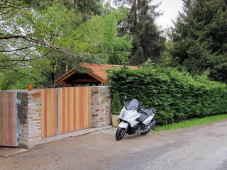 Ворота, Shar Project Shar Project Minimalist style garage/shed