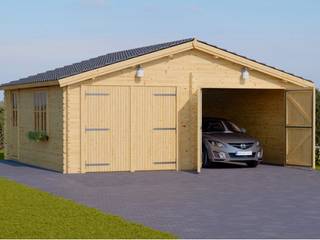 Holzgaragen, Pineca Group Pineca Group Scandinavian style garage/shed