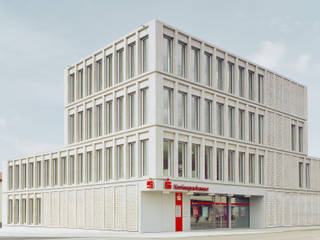 KSK Kompetenzcenter Süßen, dauner rommel schalk architekten dauner rommel schalk architekten พื้นที่เชิงพาณิชย์