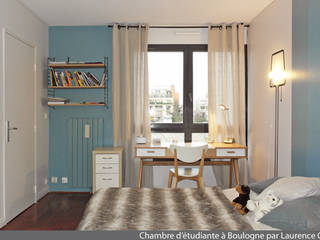 Chambre d'étudiante style scandinave, La Decorruptible La Decorruptible Scandinavian style bedroom