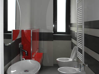 Appartamento_V, LMarchitects LMarchitects Ванна кімнатаРаковини