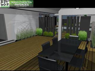 Une Concept Magnifique 3D Paxsage, Art Bor Concept Art Bor Concept Balcones y terrazas modernos