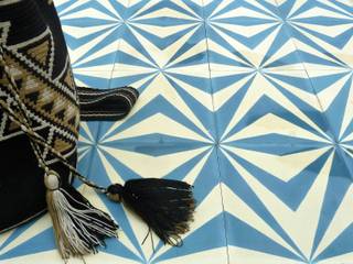 Neo cement tile, Maria Starling Design Maria Starling Design Paredes y suelos de estilo mediterráneo