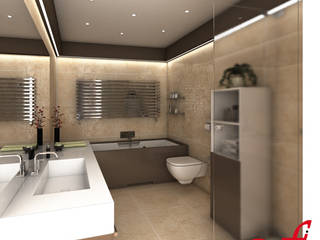 Residenza privata VK, Fenice Interiors Fenice Interiors Modern Bathroom