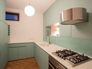 Privatwohnung Pankow, büro für interior design büro für interior design Modern Kitchen