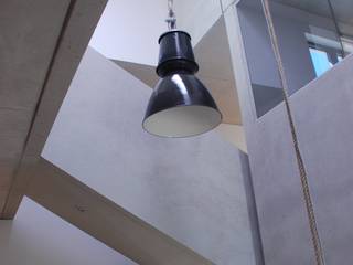 Privathaus., func. functional furniture func. functional furniture Couloir, entrée, escaliers industriels