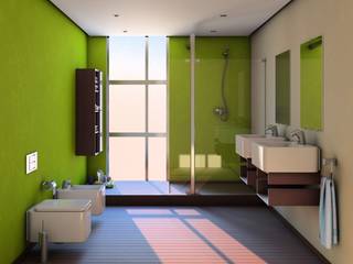 Miscellaneous of bathroom visualizations, Sergio Casado Sergio Casado Kamar mandi: Ide desain interior, inspirasi & gambar