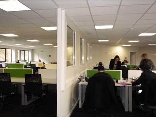 Cunningham lindsey Nantes, Agence KP Agence KP Modern study/office Iron/Steel Green