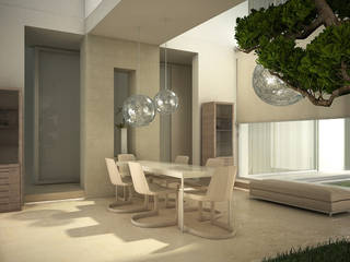 Private Residence in New Delhi, Barbara Pizzi Barbara Pizzi Modern dining room