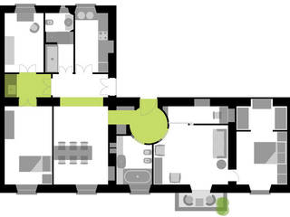 casa privata, Lucarelli Rapisarda Architettura & Design Lucarelli Rapisarda Architettura & Design Casas modernas: Ideas, imágenes y decoración