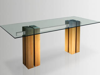 Katan Table, de Milan de Milan 모던스타일 다이닝 룸